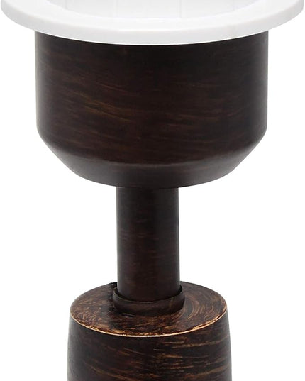 Simple Designs LT3303-RBZ Tear Drop Table Lamp, Restoration Bronze - LeafyLoom