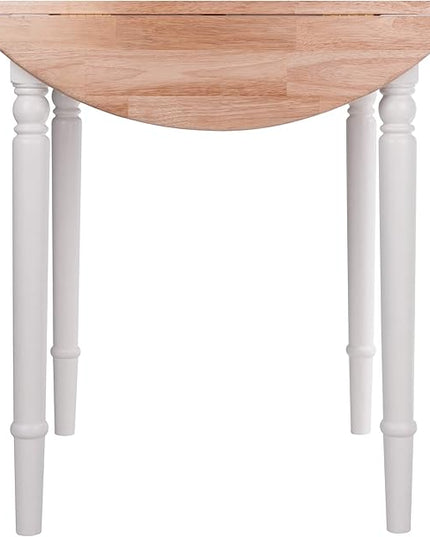 Winsome Wood Sorella Dining, 30 H, Natural/White - LeafyLoom