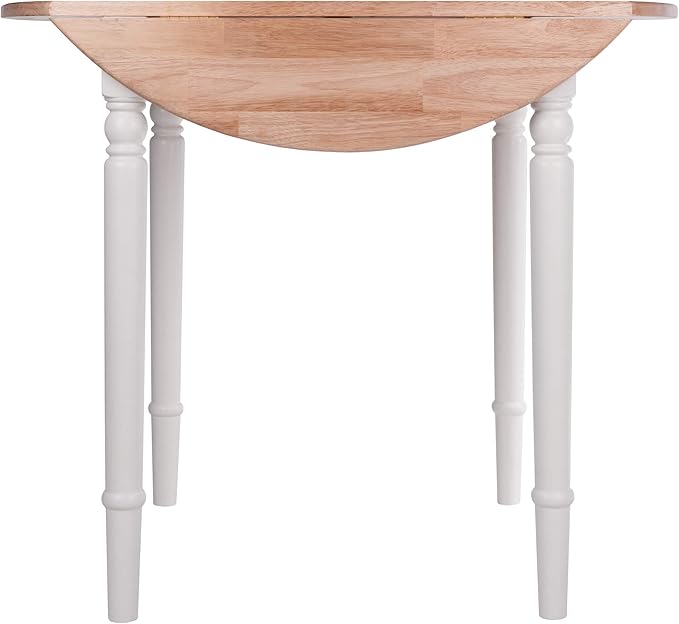Winsome Wood Sorella Dining, 30 H, Natural/White - LeafyLoom