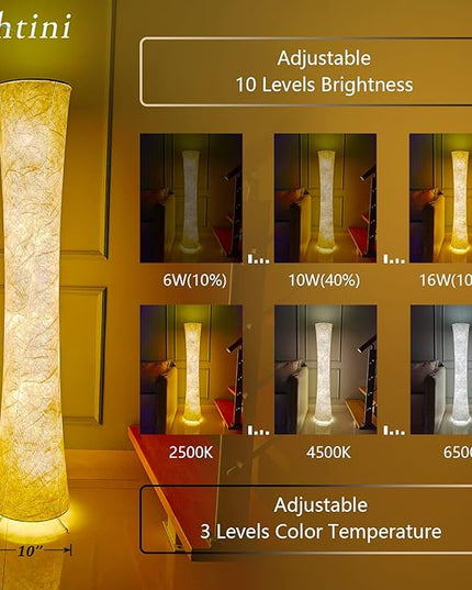 Floor Lamp for Bedroom 51" LED Floor Lamp Smart Corner Floor Lamp RGB Color Changing Floor Lamp Dimmable Floor Lamp with Remote Control Floor Lamps for Living Room Modern - LeafyLoom