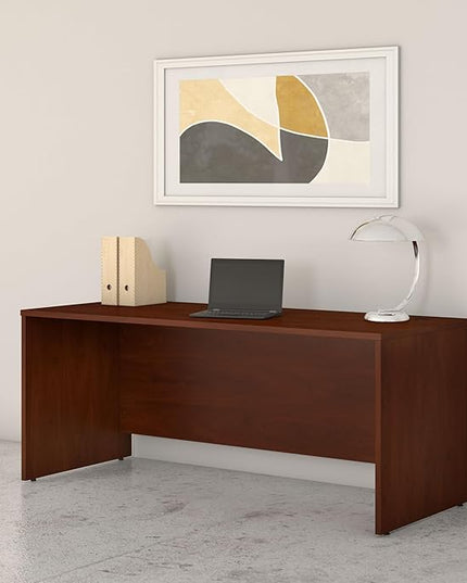 Bush SCD272HC Studio C 72-Inch Computer Desk, Hansen Cherry - LeafyLoom