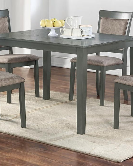 NicBex Small Kitchen Table Set for 4 Dining Room Set 5Pc Dining Room Set Dining Table with Wooden Top Cushion Seats Chairs Kitchen Breakfast Dining Room Furniture, Oak - LeafyLoom