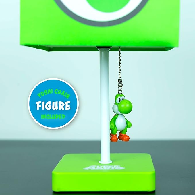 Paladone Super Mario Yoshi Lamp Officially Licensed Nintendo Room Decor Night Light - LeafyLoom