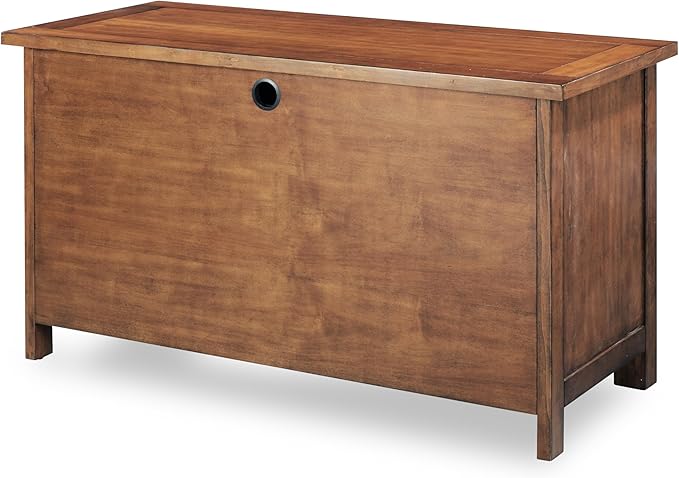 Tahoe Aged Maple Executive Pedestal Desk by Home Styles, 5412-18 - LeafyLoom