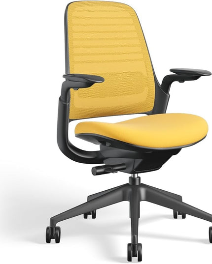 Steelcase Series 1 Work Office Chair, Canary - LeafyLoom