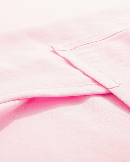 NTBAY Toddler Bedding Set - 4 Piece Soft and Breathable Crib Bedding Set for Boys and Girls, Includes Quilted Comforter, Fitted Sheet, Flat Top Sheet and Envelope Pillowcase, Pink - LeafyLoom