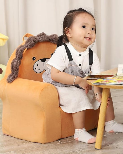 Cuddly Toddler First Chair, Premium Character Chair, Little Lion, 18 month up to 3 Years - LeafyLoom