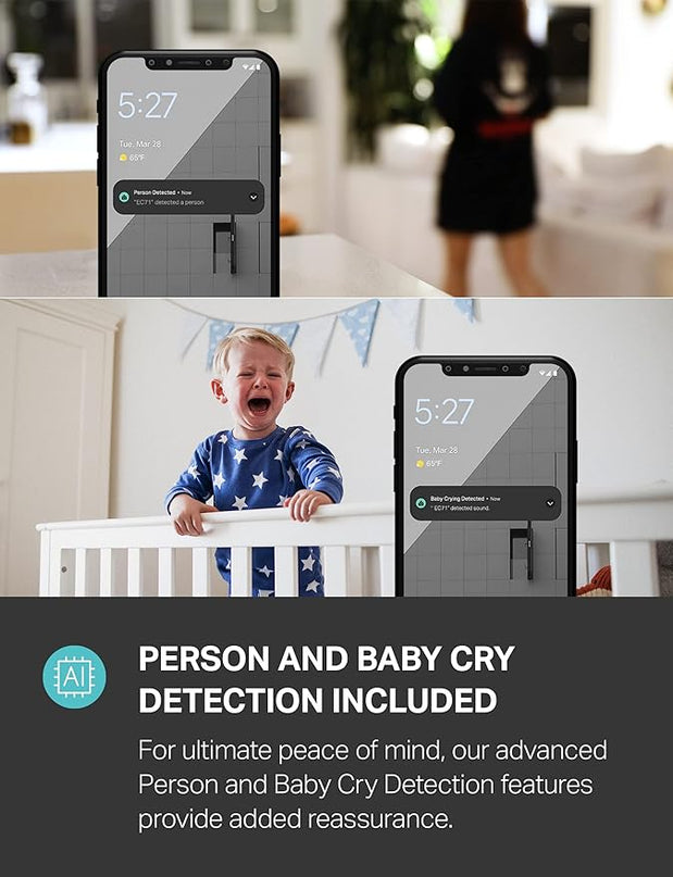 Kasa Smart Indoor Pan-Tilt Home Security Camera, 1080p HD Dog Camera w/Night Vision, Motion Detection for Baby & Pet Monitor, Cloud & SD Card Storage, Works w/ Alexa & Google Home, 2.4G WiFi (EC71) KasaSmartbyTP-Link