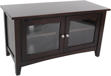 Alaterre Furniture Shaker Cottage TV Stand, Espresso - LeafyLoom