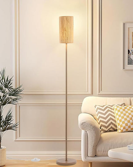 Floor Lamps for Living Room Modern Tall Lamp for Bedroom Office Corner (Brown, 65'') - LeafyLoom