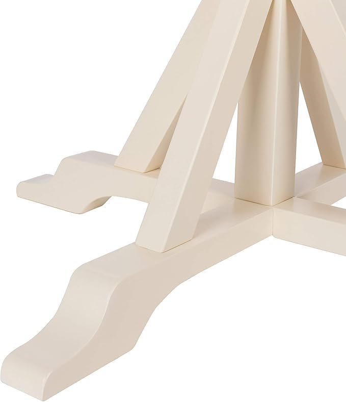 Safavieh Home Collection Shay White and Natural 5-piece Dining Set - LeafyLoom