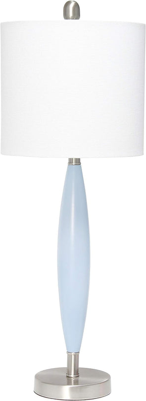 Elegant Designs LT3308-BLU Needle Stick Table Lamp, Blue - LeafyLoom