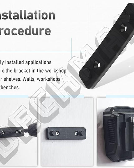 Charger Holders, for EGO Power CH2100 56-Volt Lithium-ion Standard Charger Holders, Keeps You Charger Secured for Storage, with Mounting Hardware - LeafyLoom