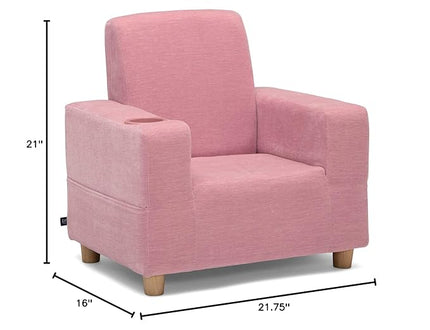 GAP GapKids Upholstered Chair, Blush - LeafyLoom