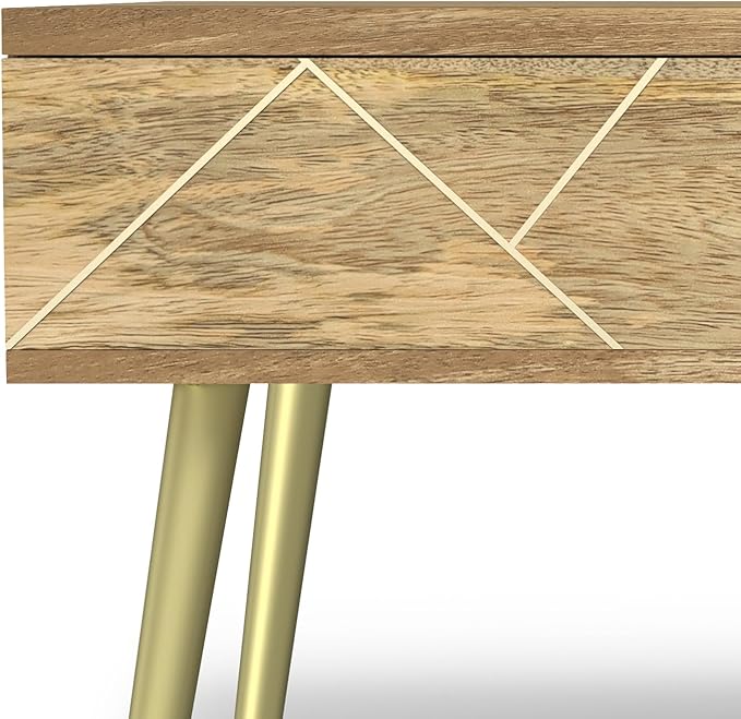 SIMPLIHOME Jager Lift Top Coffee Table, 36 inch, Natural - LeafyLoom
