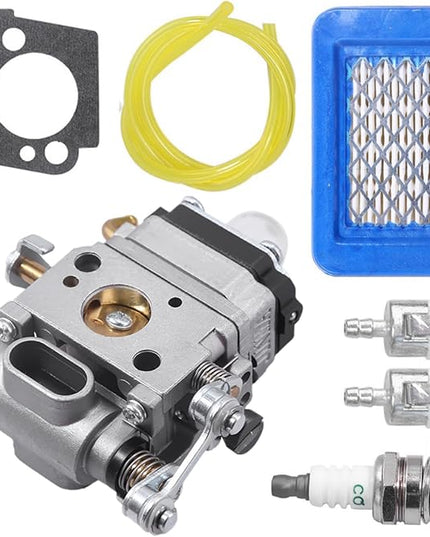WLA-1 PB-500T Carburetor Tune Up Kit for Echo PB-500 PB-500H EB508RT EB-508RT PB500 PB500H PB500T Blower Carb with Air Filter, Fuel Line, Spark Plug, Gasket, A021001642 A021001641 - LeafyLoom