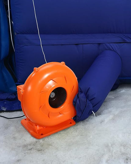 VEVOR Air Blower, 2-Speed Inflatable Blower, 1HP and 1.2HP, Portable and Powerful Bounce House Blower, Commercial Bouncy Castle Electric Blower, Used for Inflatable Bouncy Castle and Jump Slides - LeafyLoom