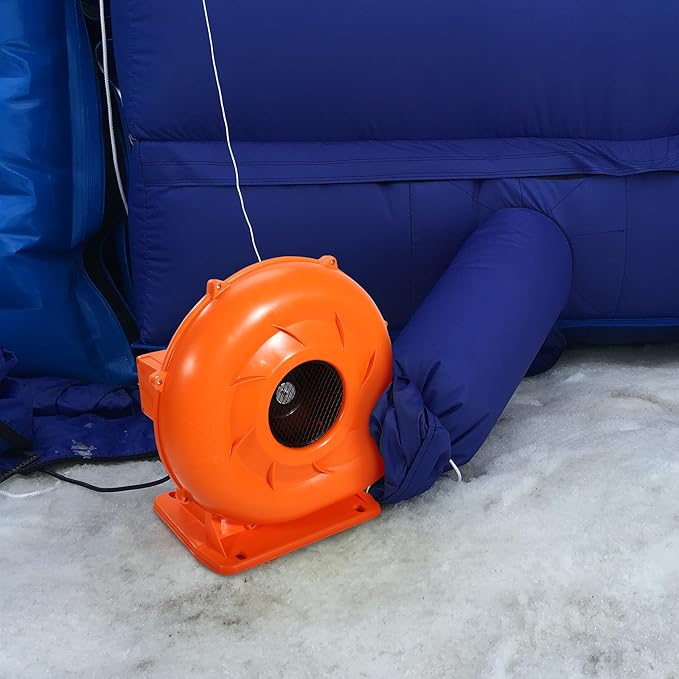VEVOR Air Blower, 2-Speed Inflatable Blower, 1HP and 1.2HP, Portable and Powerful Bounce House Blower, Commercial Bouncy Castle Electric Blower, Used for Inflatable Bouncy Castle and Jump Slides - LeafyLoom