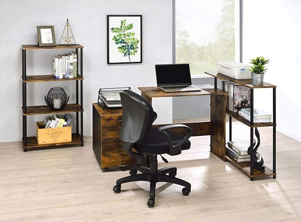 NicBex Kimberly-DW-00036-LWJ Home Office Desks, 39"x32"x34", Oak-1 - LeafyLoom