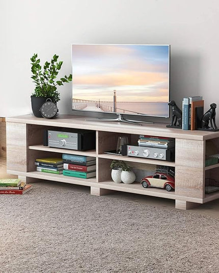 Wood TV Stand, Large - LeafyLoom