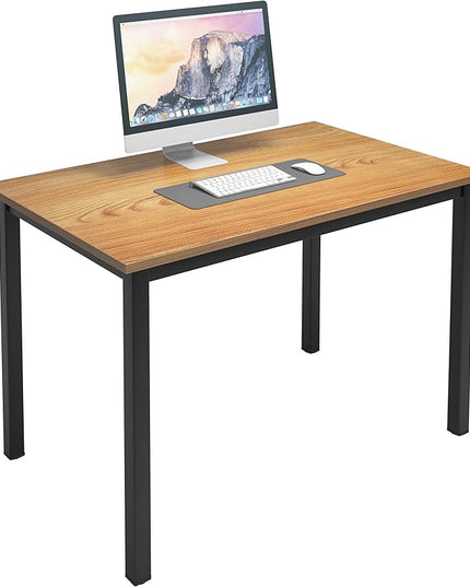 SogesGame 39.4 inches Computer Desk for Small Space Small Table Small Writing Desk Compact Desk - LeafyLoom