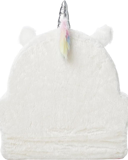 Amazon Basics Children's Plush Toddler Chair, Unicorn, Medium, Multicolor - LeafyLoom