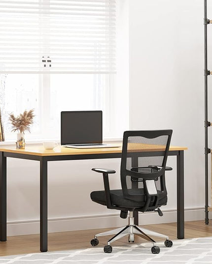 Need Office Computer Desk 47" Simple Heavy Duty Working Study Table,Modern Simple Style PC Writing Table,Home Office Writing Desk - LeafyLoom