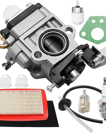 WYK-66 Carburetor with 544271501 Air Filter Replacement for RedMax Backpack Leaf Blower EB4300 EB4400 EB4401 EB431 EB7000 EB7001 - LeafyLoom