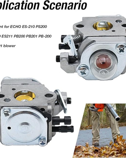 C1U-K78 Carburetor Replacement for ECHO ES-210 PS200 ES210 ES211 PB200 PB201 PB-200 PB-201 Blower, EB212 Carburetor Replacement for A021000940 A021000941 A021000942 A021000943 - LeafyLoom