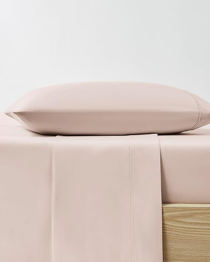 UGG 20928 Alahna Twin XL Bed Sheets and Pillowcases 3-Piece Set Sleep in Luxury Machine Washable Deep Pockets Wrinkle-Resistant Breathable Cozy Comfort Silky Cooling Sheets, Twin XL, Shell - LeafyLoom