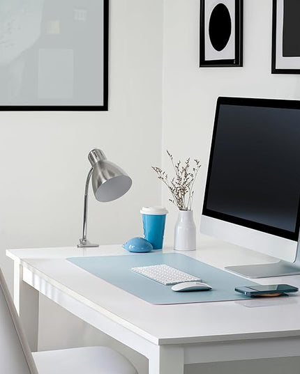 Simple Designs LD2016-BSN Adjustable Flexible Gooseneck Clip Light Desk Lamp, Brushed Nickel - LeafyLoom