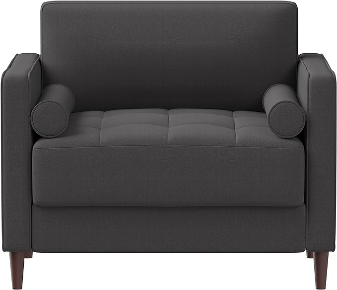 LifeStyle Solutions Arm chair, 39.8" W x 31.1" D x 33.5" H, Heather Grey - LeafyLoom