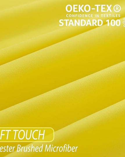 Twin Sheet Set - 3 Piece Soft Breathable Bed Sheets for Twin Size Bed, Extra Deep Pocket Lxuury Brushed Sheets, Cooling Hotel Bedding Sheets and Pillowcases, Wrinkle Free Oeko-Tex Sheets - LeafyLoom