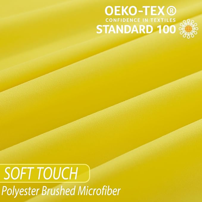 Twin Sheet Set - 3 Piece Soft Breathable Bed Sheets for Twin Size Bed, Extra Deep Pocket Lxuury Brushed Sheets, Cooling Hotel Bedding Sheets and Pillowcases, Wrinkle Free Oeko-Tex Sheets - LeafyLoom