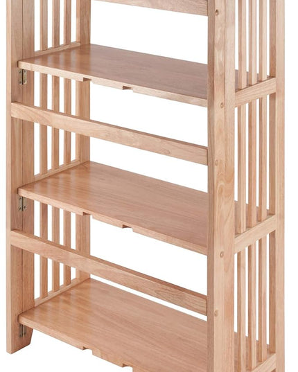 Winsome Wood Mission Shelving, Natural - LeafyLoom