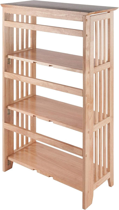 Winsome Wood Mission Shelving, Natural - LeafyLoom
