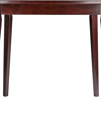 Winsome Wood Pauline Dining, 34.02x34.02x29.33, Walnut - LeafyLoom