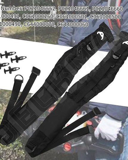 DECKMAN P021046660 P021046661 Back Pack Harness Kit Compatible with Echo P021046661 P021046660 PB-760LNH PB-770H PB-770T Backpack Blower Replace Harness Strap Kit, Includes 2 Straps Left Right - LeafyLoom