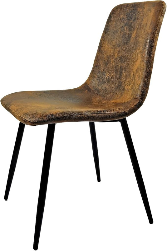 NicBex Haerin-SD-00355-LWJ Dining Chairs, 21.3"x17.1"x33.5", Brown - LeafyLoom