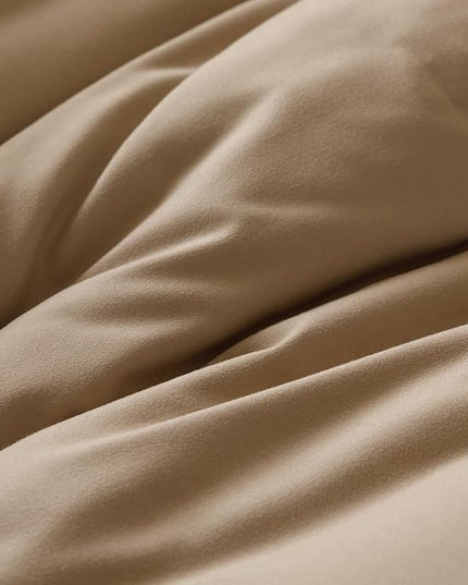 Champagne Flower Comforter Full Champagne Sunflower Print Bed Full Comforter Set 3 Pieces Champagne Floral Comforter Set for Boys Girls Teens Bedroom Decor All Season Hotel Quality Comforter - LeafyLoom