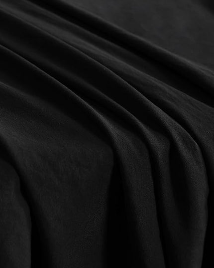 NTBAY Twin Comforter Set with Sheets, 5 Pieces Soft and Breathable Twin Bedding Set, Twin Bed in a Bag, Down Alternative Comforter Set Solid Color All Season, Kids Bedding Set, Black - LeafyLoom
