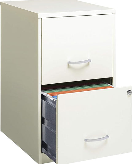 Lorell LLR14341WE - SOHO 18 2-drawer File Cabinet - LeafyLoom