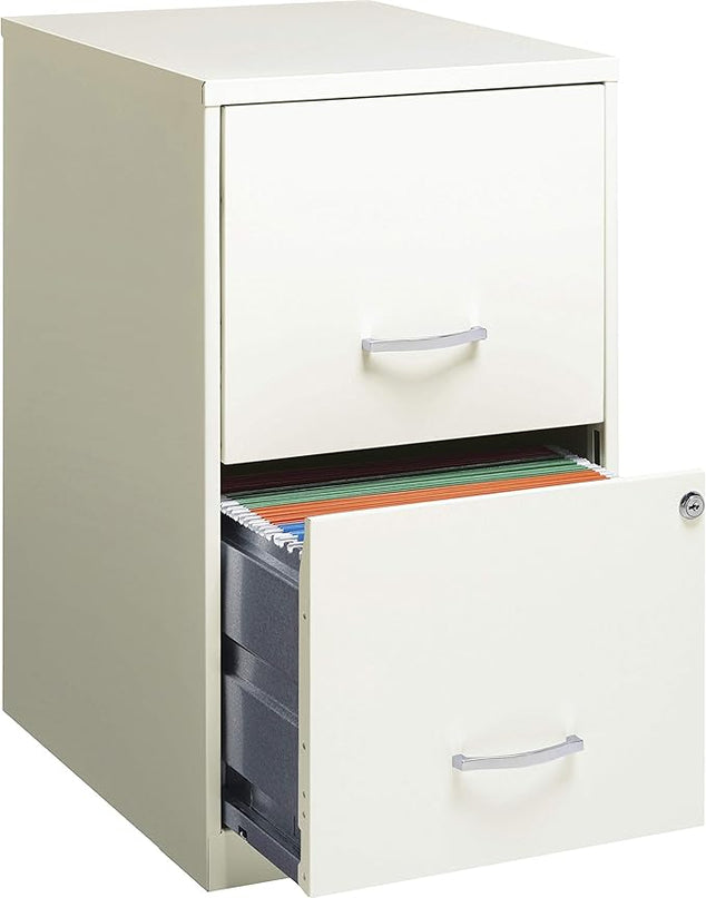Lorell LLR14341WE - SOHO 18 2-drawer File Cabinet - LeafyLoom