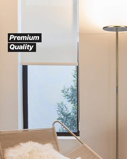 Brightech Sky Flux Dimmable LED Floor Lamp – Super Bright Floor Lamp for Living Room and Offices – Torchiere Standing Lamp with 3 Light Options, Tall Lamp for Bedroom Reading and More - Brass - LeafyLoom
