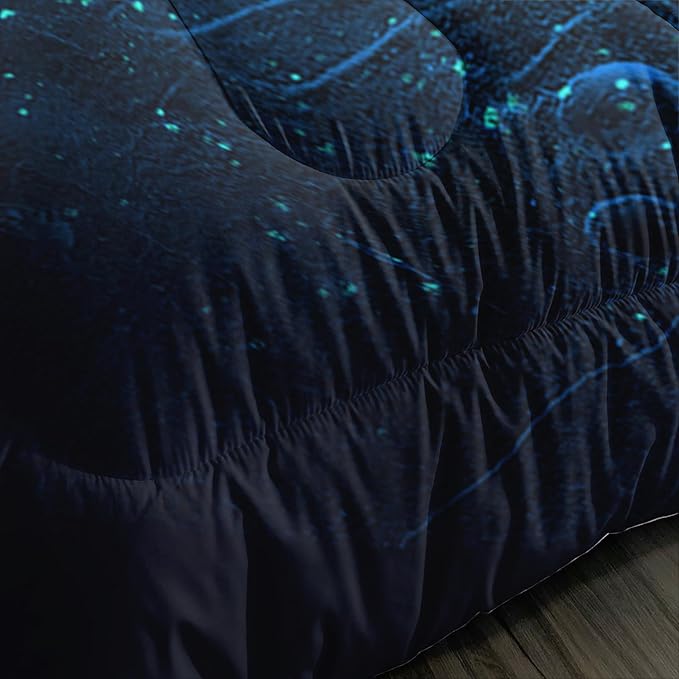 Axolotl 3D Baseball Comforter Set Twin,Sports Bedding,Red Blue Water Fire Comforter Set,Sports Baseball Loveer Bedding Set,Sport Game Comforter for Kids Boys Teens Adults,1 Quilt 2 Pillowcases - LeafyLoom