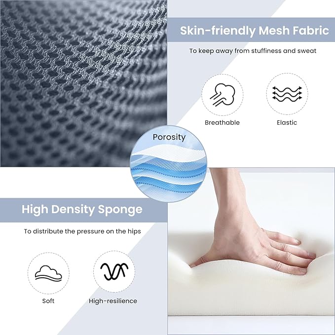 Office Chair, Ergonomic Desk Chair with Lumbar Support and Adjustable Armrests, Comfy Desk Chair Breathable Mesh Mid Back Computer Chair, Reclining Office Chair for Home Office - DarkGray - LeafyLoom