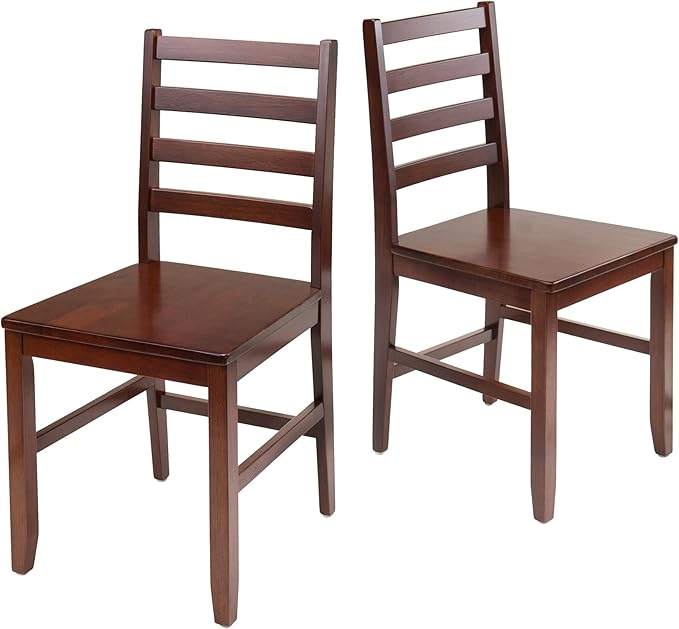 Winsome Pulman Dining Table, Walnut Hamilton Seating, Antique Walnut - LeafyLoom