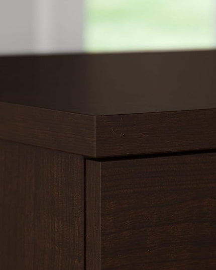 Bush Furniture Somerset 72W Office Desk with Drawers in Mocha Cherry - LeafyLoom