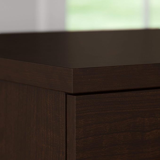 Bush Furniture Somerset 72W Office Desk with Drawers in Mocha Cherry - LeafyLoom