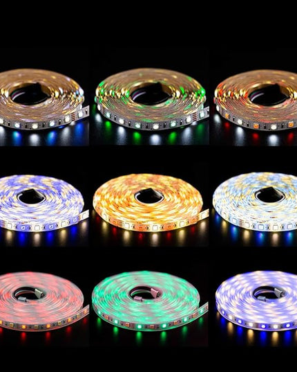 BTF-LIGHTING 5050 RGBW RGB+Warm White(2700K-3000K) 150RGB+150White LED Tape Light 5m 16.4ft 60LED/m Multi-Colored IP65 10mm Width FPCB DC12V for Bedroom Home Decoration(No Adapter or Controller) BTF-LIGHTING